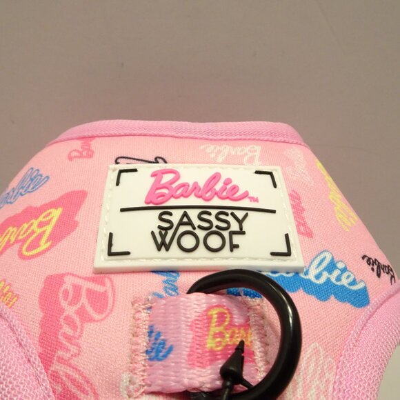 Sassy Woof Barbie Pink Adjustable Breathable Dog Harness Size XS NEW - Picture 2 of 4